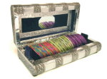 Beachcombers metal display jewerly box for bracelets and bangles.