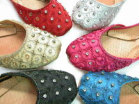 Bargain khussa Indian Shoes available at Beachcombers Bazaar.