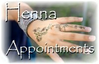Schedule henna tattoo appointments at Beachcombers Bazaar, College Park Orlando.