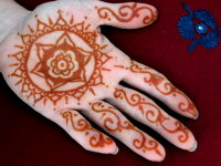 Traditional mandala henna for Eid blessings. Orlando henna tattoos