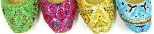 Khussa Indian shoes, henna tattoo supplies, glass bangles, bindi body stickers and more